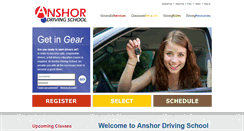 Desktop Screenshot of anshordriving.com